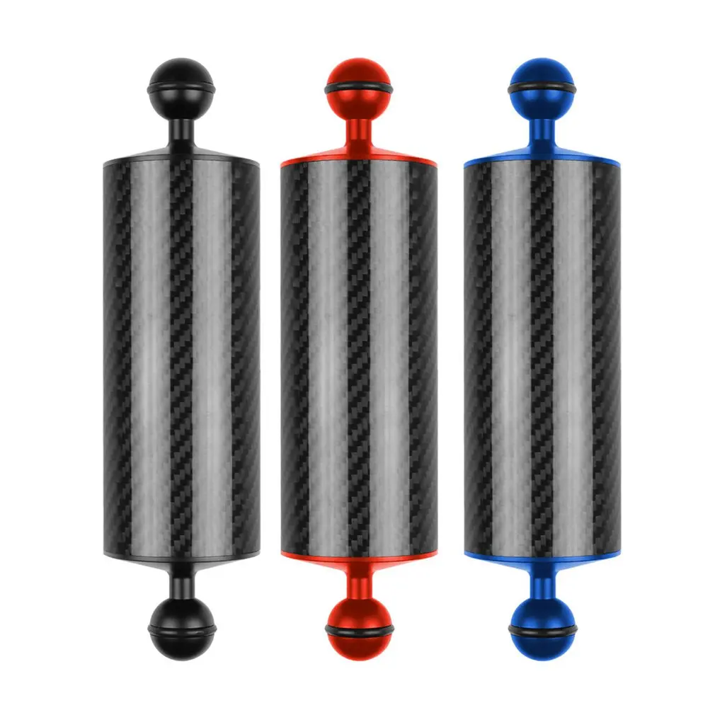 

40mm/80mm/60mm Carbon Fiber Float Buoyancy Aquatic Arm Dual Ball Floating Arm Diving Camera Underwater Diving Tray for Gopro