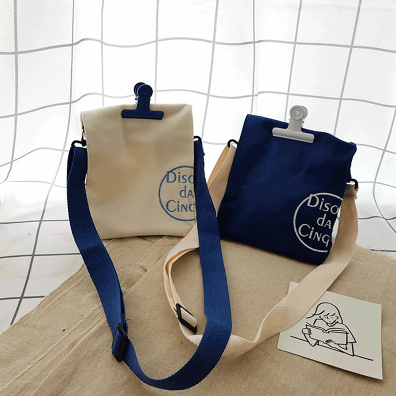 

NEW Fashion Canvas Handbag Clip Flaps Contrast color Single Shoulder Bag Messenger Bags Bucket Bag Hip-hop Personality