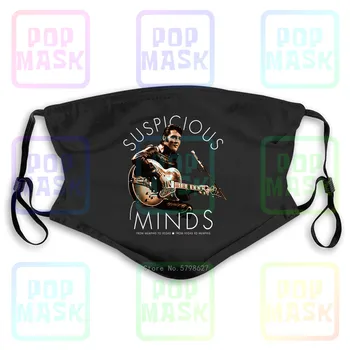 

Officially Licensed Elvis Presley - Suspicious Minds Washable Reusable Mask with 2Pcs PM2.5 Filters 5 Layers