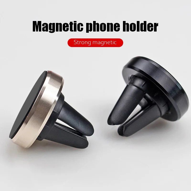 360° Rotatable Ventilation Hole Magnetic Car Bracket Suitable for GPS Navigation Universal Magnet | Мобильные телефоны и