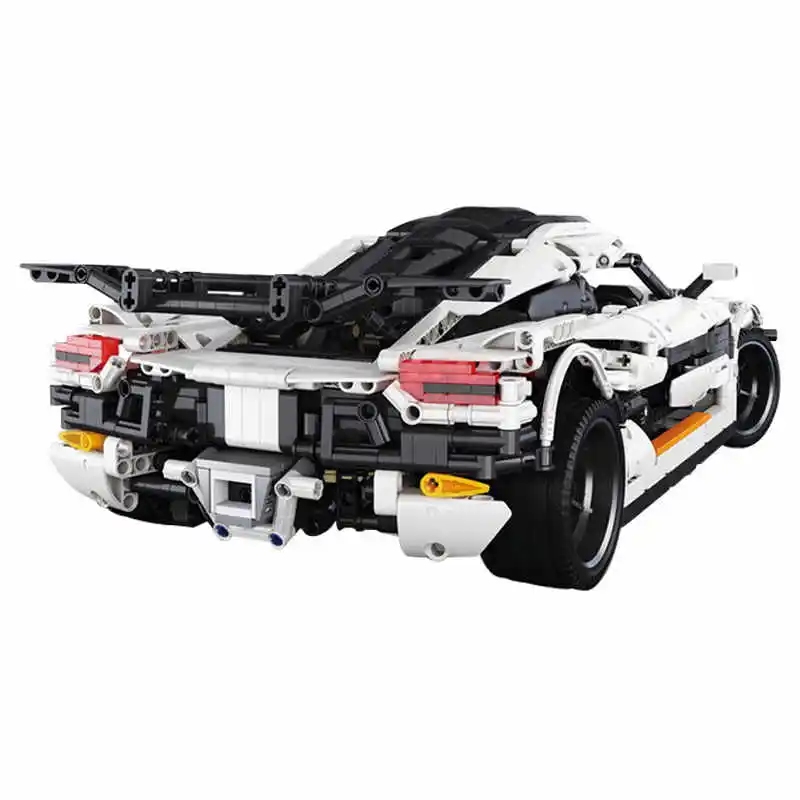 23002, серия Technic, MOC-4789, сменный комплект гоночных автомобилей, строительные блоки, кирпичные игрушки, модель, рождественские подарки для детей