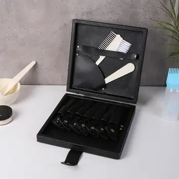 

Professional Barber Hair Styling Scissors Case High Quality PU Leather Shear Comb Organizer Storage Box For Hair Cutter Scissors