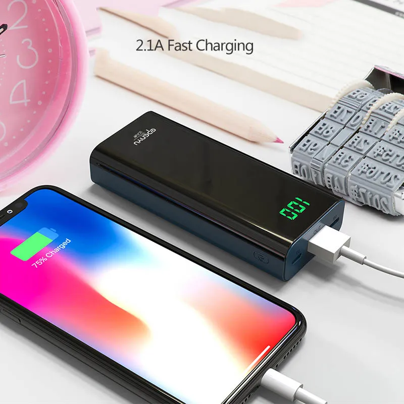 TUOSHIKE 10000 мАч Мини банк питания для Xiaomi Iphone X светодиодный дисплей Внешняя батарея зарядное устройство портативное зарядное устройство для samsung huawei