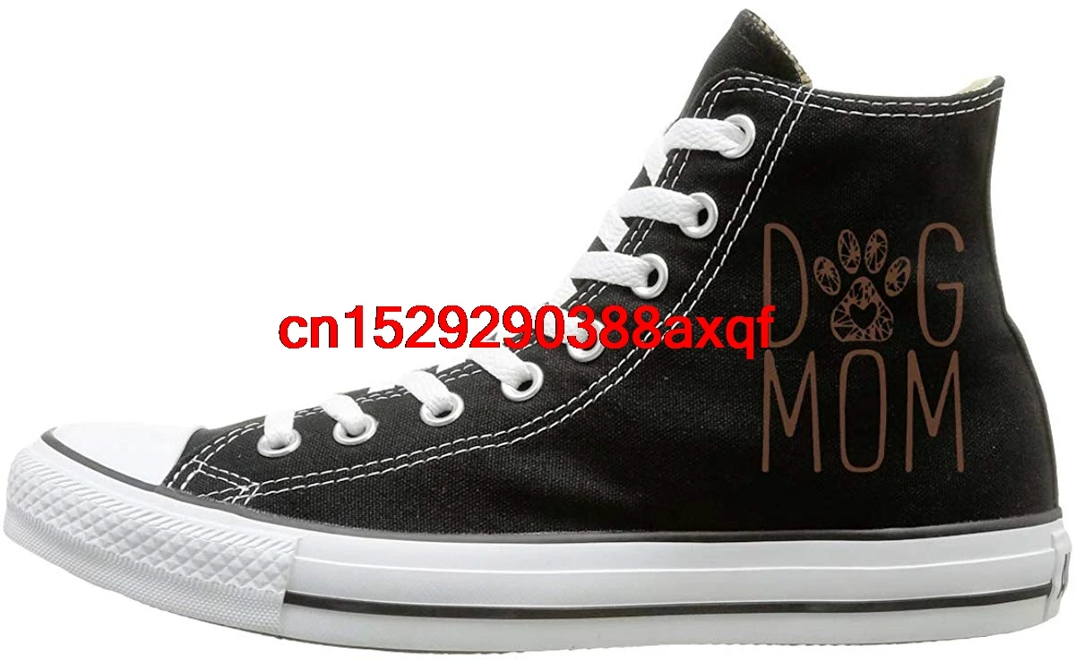 

Canvas Shoes Dog Mom Classics High-Top Lace Ups Canvas Sneakers For Men's Women's