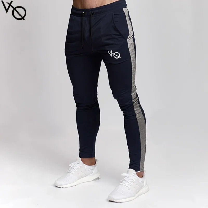 

Muscle Fitness Brothers New Style Running Gymnastic Pants European And American Style Slim Models Elasticity Casual Trousers Men