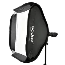 Godox 40*40 см/1"* 15" Софтбокс диффузор с s-образным кронштейном Bowens держатель для вспышки Speedlite