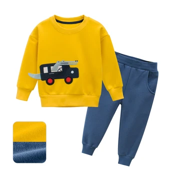 

Spring Autumn Children Boys Girls Clothing Cotton Long Sleeve Letter Sets Kids Clothes Tracksuit Baby T-Shirt Pants 2 Pcs/Suit