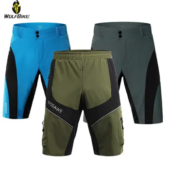 

Wolfbike Men's Cycling Shorts MTB Downhill Outdoor Sport Shorts with Padded Gel 3D Underwear Bike Bicycle summer cycle shorts