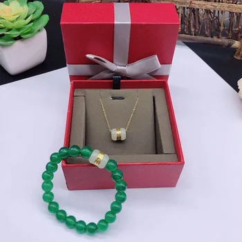 

Hetian Gold Transfer Bead Bracelet