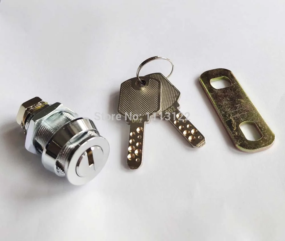 28mm High Security ZincAlloy Tubular Cam Lock with 2 Keys for Arcade Cabinet 