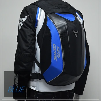 

New Carbon Fiber Motorcycle Backpack Riding Bag MC Backpack Rider Motorcycle Waterproof Hard Shell Moto Backpack Bag