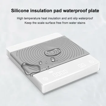 

Coffee Multifunction Easy Read Backlight Food Waterproof Baking Tools Electronic Weighing High Accuracy Digital Kitchen Scale