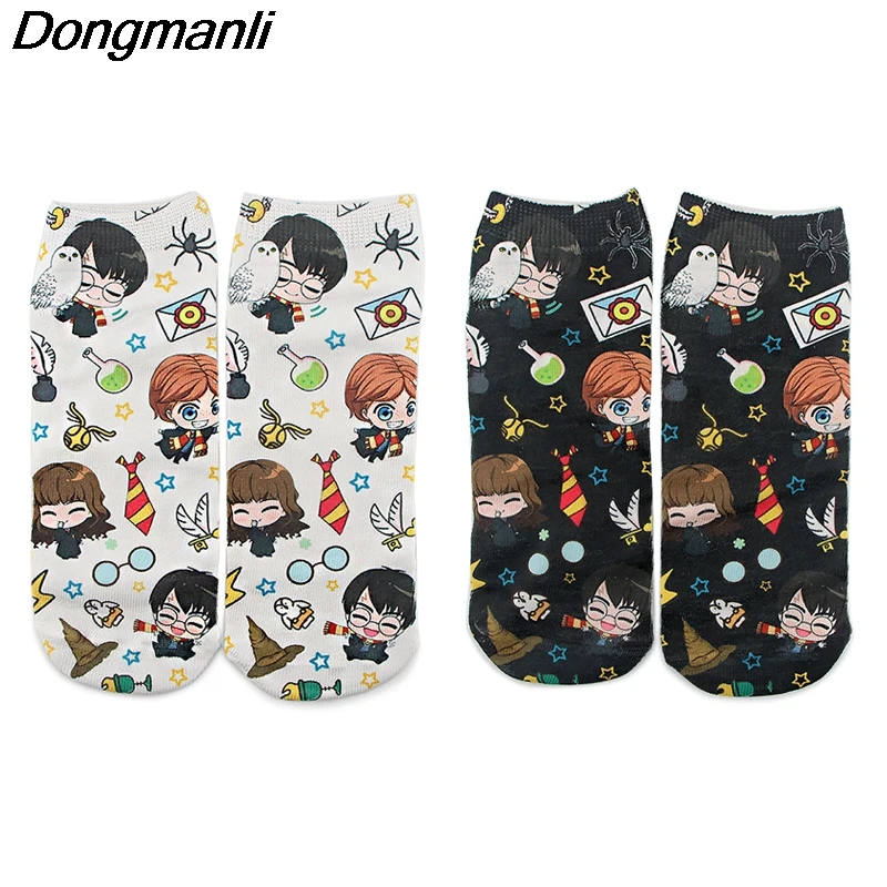 

DZ819 1 Pair Movie Personalised Socks Invisible Low Cut Ankle Socks Casual Breathable Short Socks Unisex