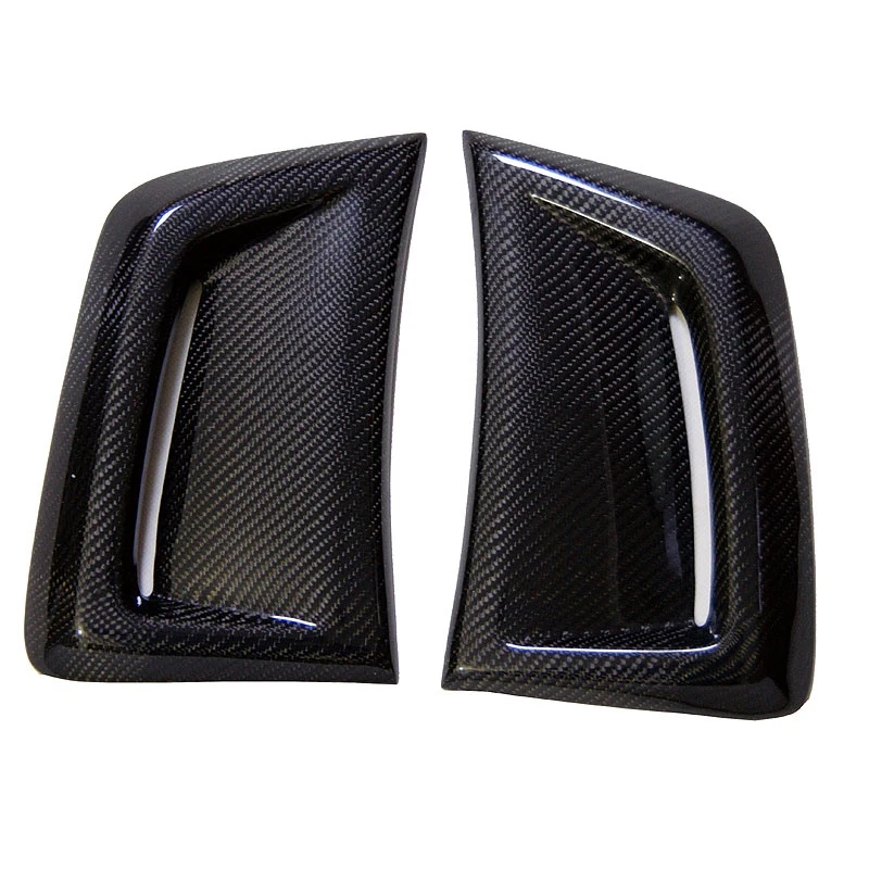 

Car Carbon Fiber Air Vent Duct Cover Side Air Insert Vent Cover Trim Cover Vent Sticker for W204 C63 Amg 2012-2014