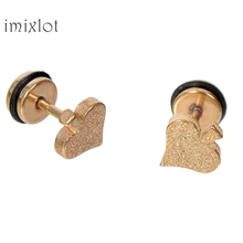 2 шт. покерная лопата, серьги в форме сердца для женщин и мужчин, серьги-гвоздики из нержавеющей стали, романтическая жизнь, серьги унисекс, ювелирные изделия