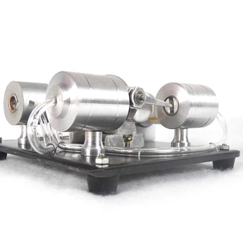 

Steam Engine Model Electric Generor Science Experiment Lighting Kit