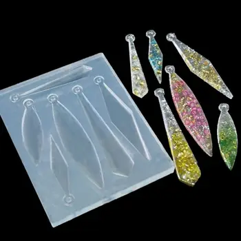 

Fashion DIY Silicone Mold UV Resin Epoxy Molds Jewelry Crafts Molud for Making Accessories Irregular Feather Leaves Moulds