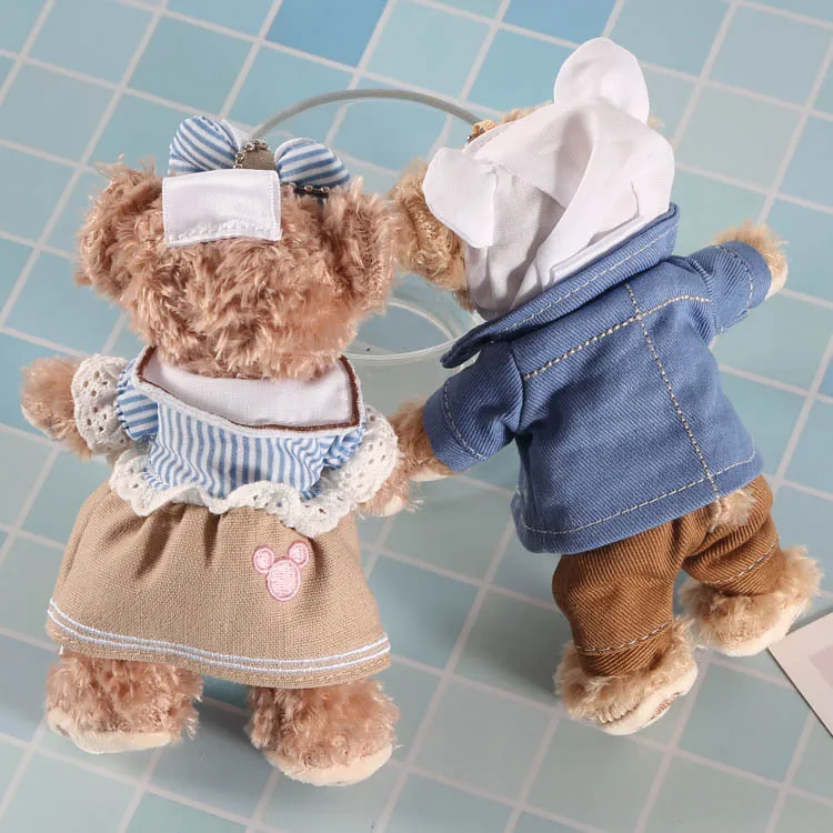 1 шт. милые прятки Даффи медведь Ширли плюшевые игрушки подарок на день рождения 14 см 4 вида WJ01