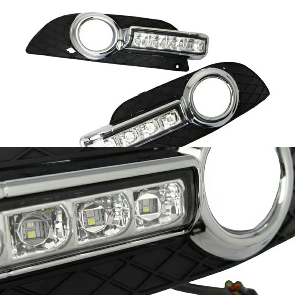 Автомобильные мигающие дневные ходовые огни для Mitsubishi Lancer EX 2009 2010 2011 2012 2013 2014