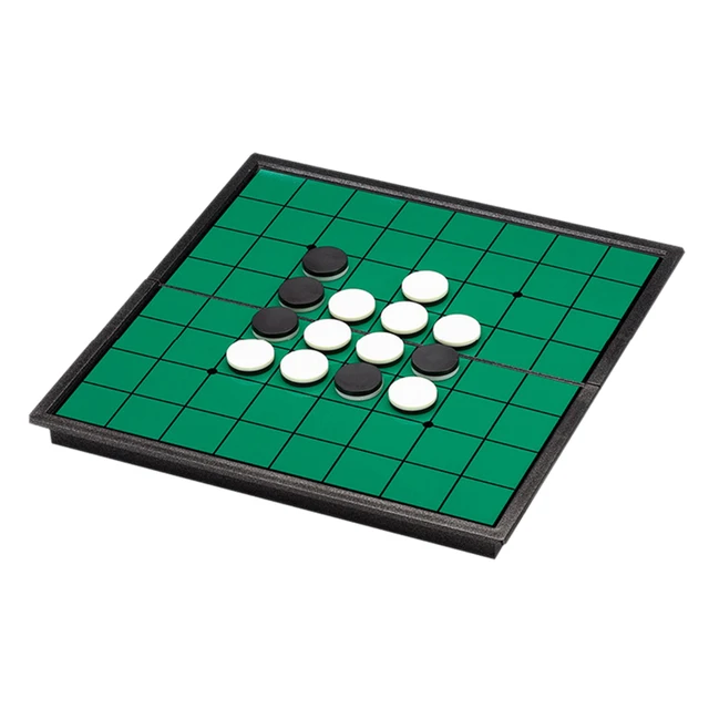  US $14.79  Magnetic Portable flip chess and Folding Reversi Othello Board Chess Standard Educational parent-ch