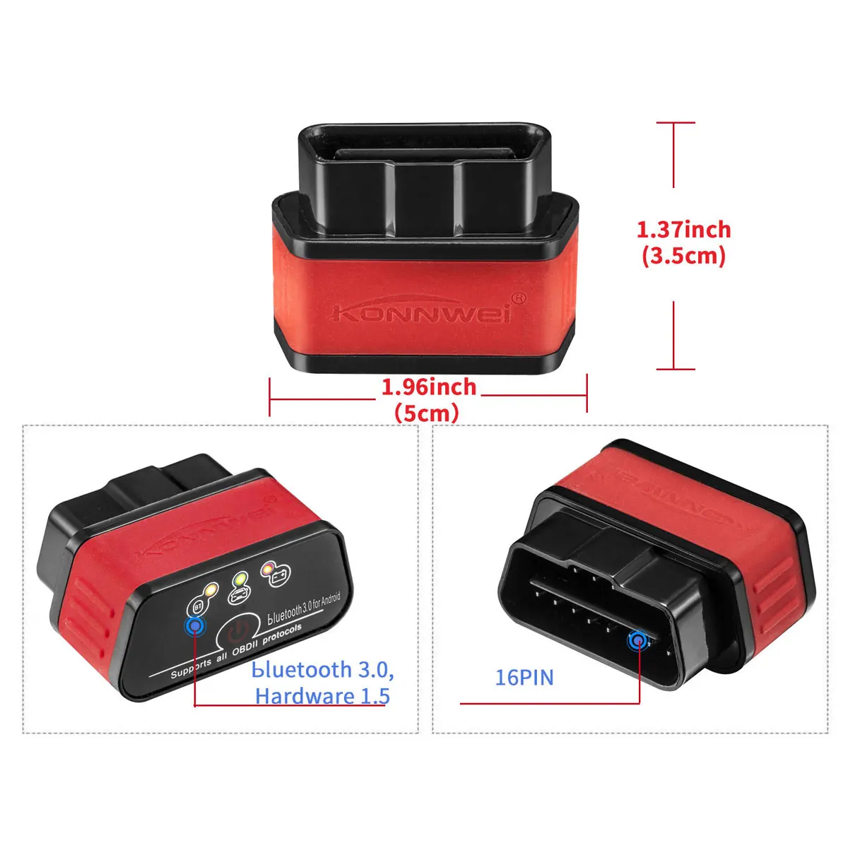 OBD 2 Автосканер автомобильный диагностический инструмент для ELM327 ODB2 bluetooth Car2 для ELM 327 V 1,5 EML327 OBD2 чип сканера 4 МГц