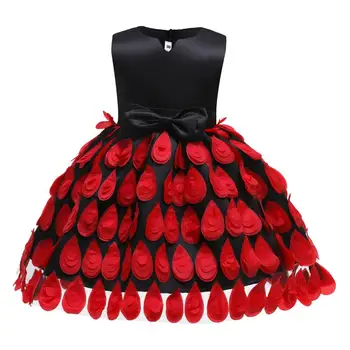 

LZH Kids Party Dress For Girls 2020 New Autumn Feather Gauze Dresses Childrens Vest Wedding Party Princess Dress Girls Clothing