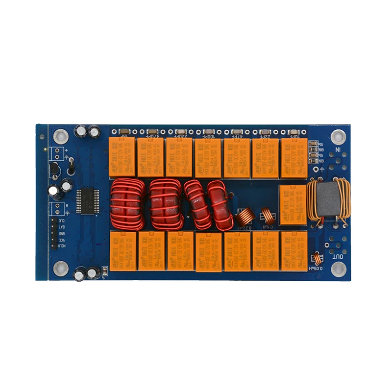 Finished/Assembled ATU-100 Automatic Antenna Tuner Board 1.8-50MHz 100W by N7DDC 7x7 with 0.96&rdquo; OLED Display