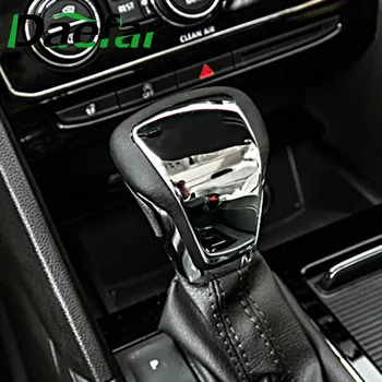

Car Styling Interior ABS Car Gear Knob Cap Cover Shift Lever Head Cover for Volkswagen VW Tiguan L 2017 TiguanL