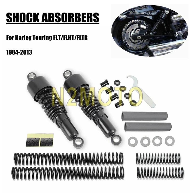 Motorcycle Lowering Slammer Suspension Kit Black Motorbike Rear Shock