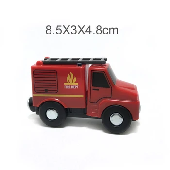 

Fire truck for Tmas car track scene car compatible with Tmas BIRO wooden track children's educational toys