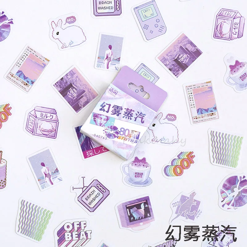Kawaii Девушка коллекция бумаги маленький дневник мини Японская милая коробочка наклейки Набор Скрапбукинг милые хлопья журнал канцелярские принадлежности - Цвет: 4