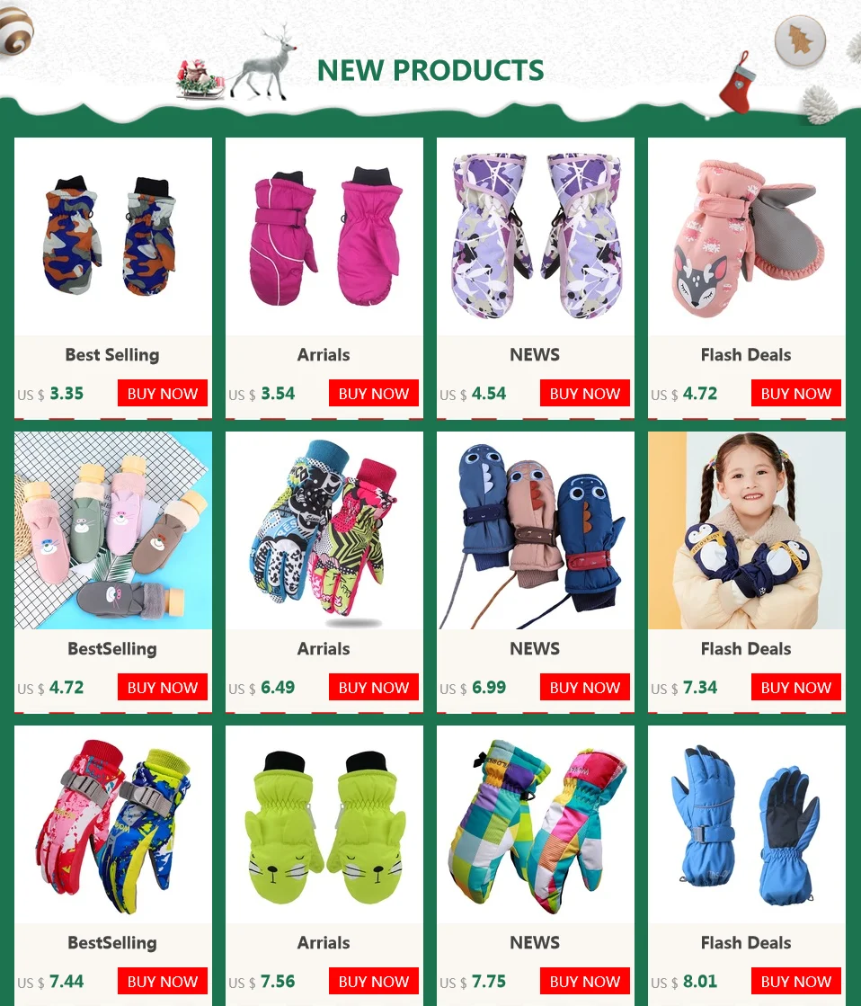 Нескользящие Детские Зимние варежки, ветрозащитные водонепроницаемые детские лыжные перчатки, бархатные Утепленные перчатки для мальчиков и девочек, перчатки для сноуборда, детские варежки