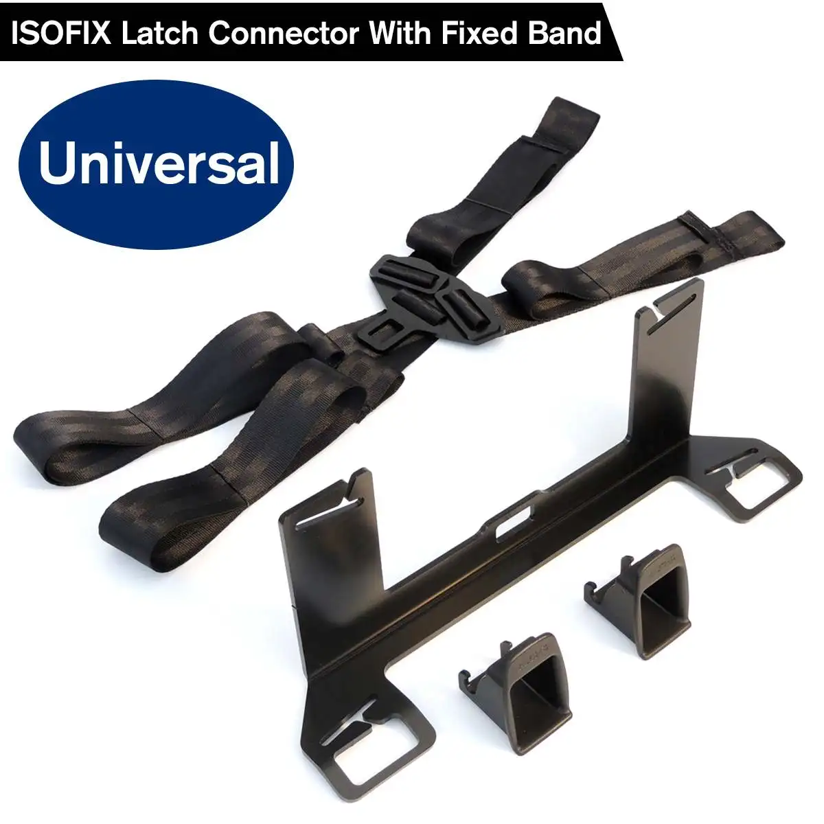 Universal Seat Latch Isofix Belt Interfaces Guide Retainer Thicken