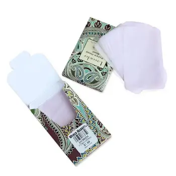

25 Pcs Disposable Soap Paper Travel Hand Wash Cleaning Paper Outdoor Aroma Slice Paper Mini Paper Soap Color Random Color