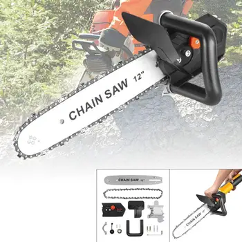 

12 Inch M10 Small Multi-functional Electric Chain Saw Stand Parts Set with Saw Blade and Protective Cover for Wood Cutting
