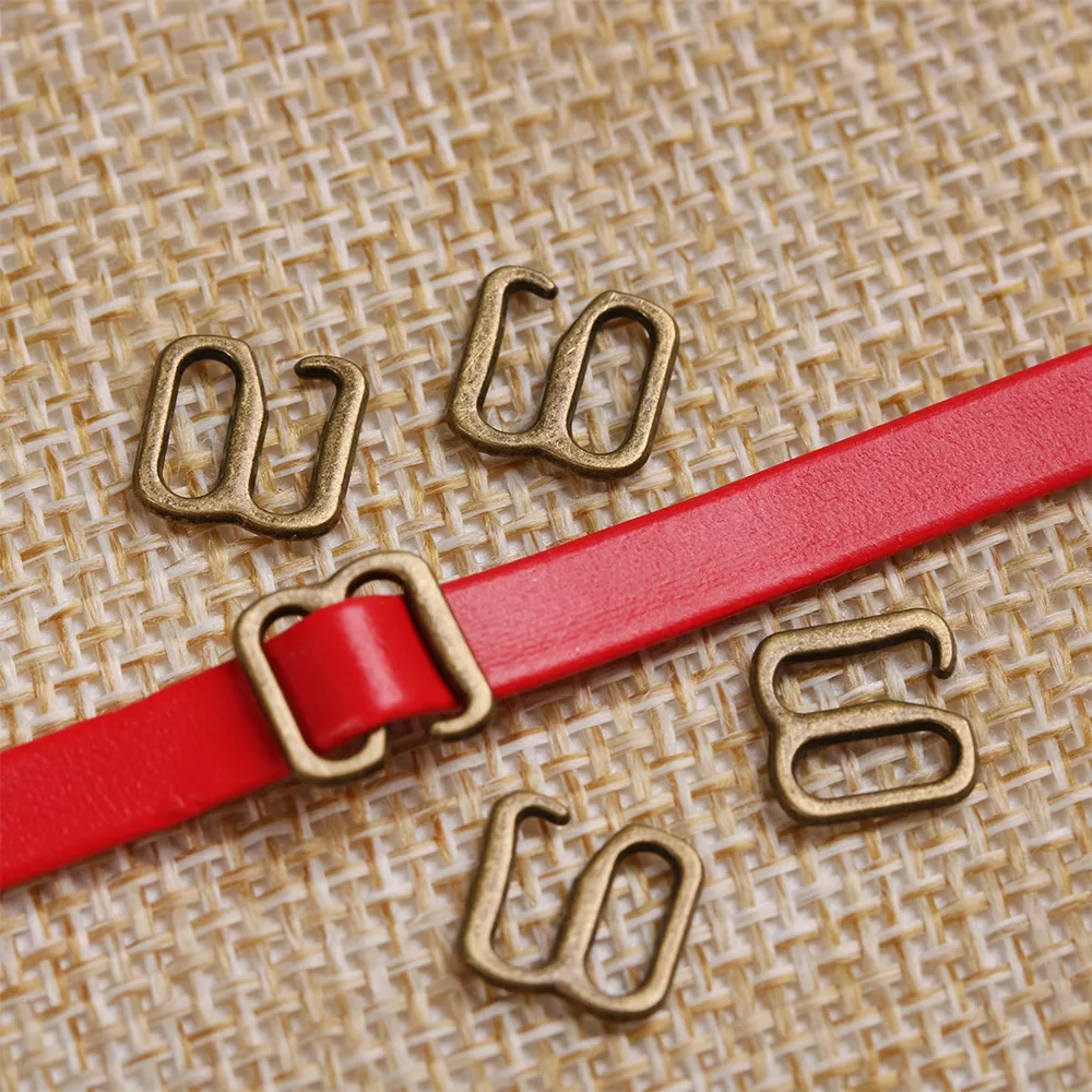 20/40 Pcs Mini Metal Doll Tri-glide Belt Buckles Clips Button Adjustment Buckle DIY Handmade Doll Clothes Bags Shoes Accessories