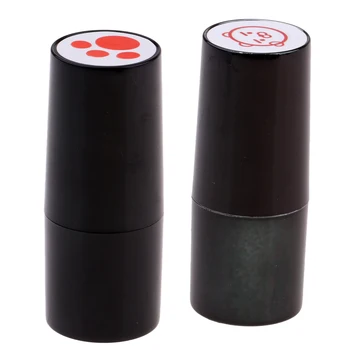 

2pcs Quick-dry Long Lasting Golf Ball Stamper Stamp Marker Colorfast Golf Ball Impression Golf Ball Symbol Golf Training Aid