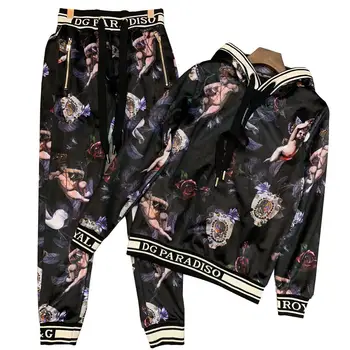 

2020 hoodie with print angel mercerized cotton material for men's set high quality product France Eden park tommi luxury brand