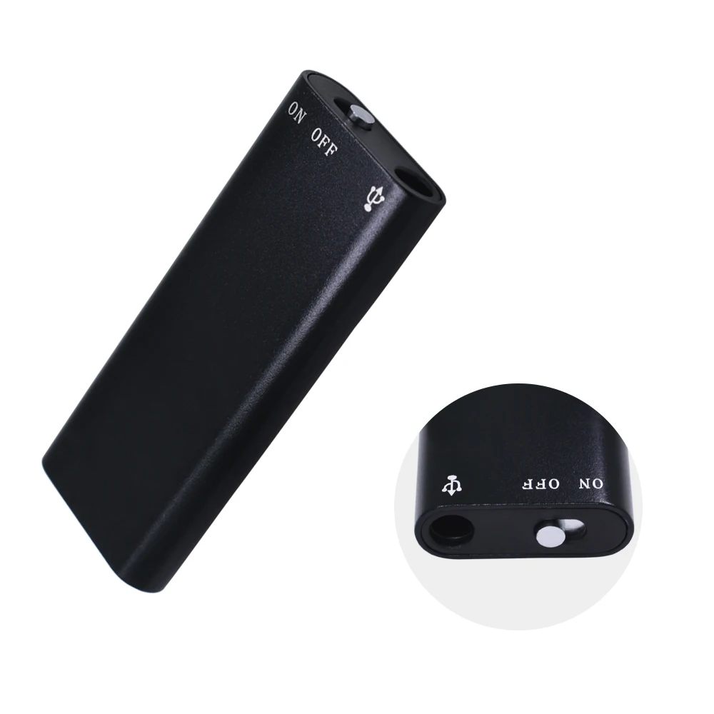  TISHRIC 4GB Usb Voice Recorder MP3 Player Flash Drive Digital Voice Recorder Dictaphone Recording D