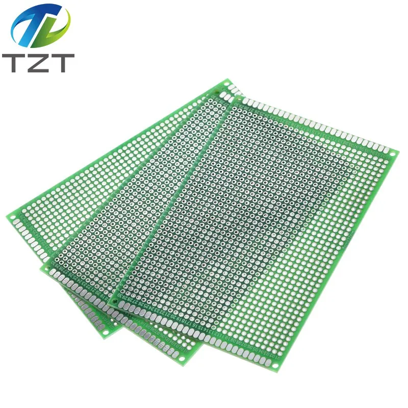 8x12cm 80x120 mm Double Side Prototype PCB Universal Printed Circuit Board Protoboard For Arduino pcb kit board pcb board