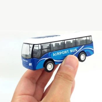 

Alloy Toy Car Airport Bus Metal Pullback Toy Car Bus Bus Children's Educational Toy Car Kids Gift Sand table model