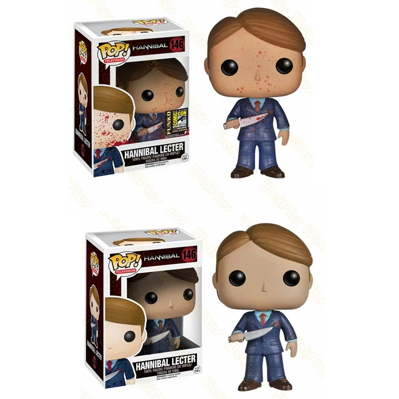 Funko POP 146 Ганнибал Лектер виниловая кукла экшн и игрушки Фигурки героев фильмов