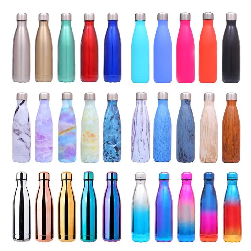 

Flamingo Floral Water Bottle BPA free Stainless Steel Beer Tea Coffee Thermos Bottle Travel Sport Gym Drink Bottle Insulated Cup