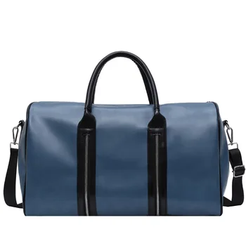 

PU Leather Women Travel Bag Men Travel Handbag Fitness Shoulder Crossbody Training Jounery Tote Tas Sac De PU Black Bag B273