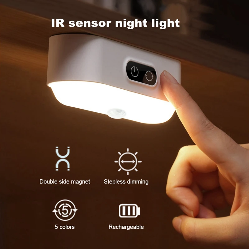 Touch Dimming Motion Sensor Portable Night Light Night Lamps