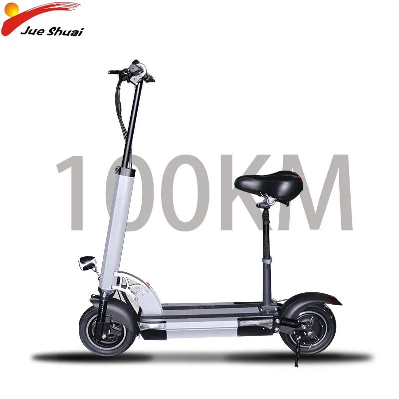 Best 500W 48V Foldable 18KM 100KM X48 Electric Scooter IP54 Waterproof 5A 26A Lithium Battery E Scooter Withseat Patinete Electrico 1
