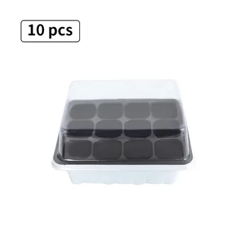 

Garden Seedling Tray 6/12 Cells Nursery Pots Nursery Cultivation Pots Outdoor Plant Seedling Tray Germination Box With Cover