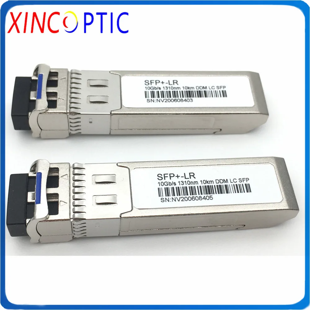 

5Pcs 10Pcs 10G 1310nm 10KM 20KM LC SFP Module, Single Mode Duplex DDM Fiber Optical Transceiver