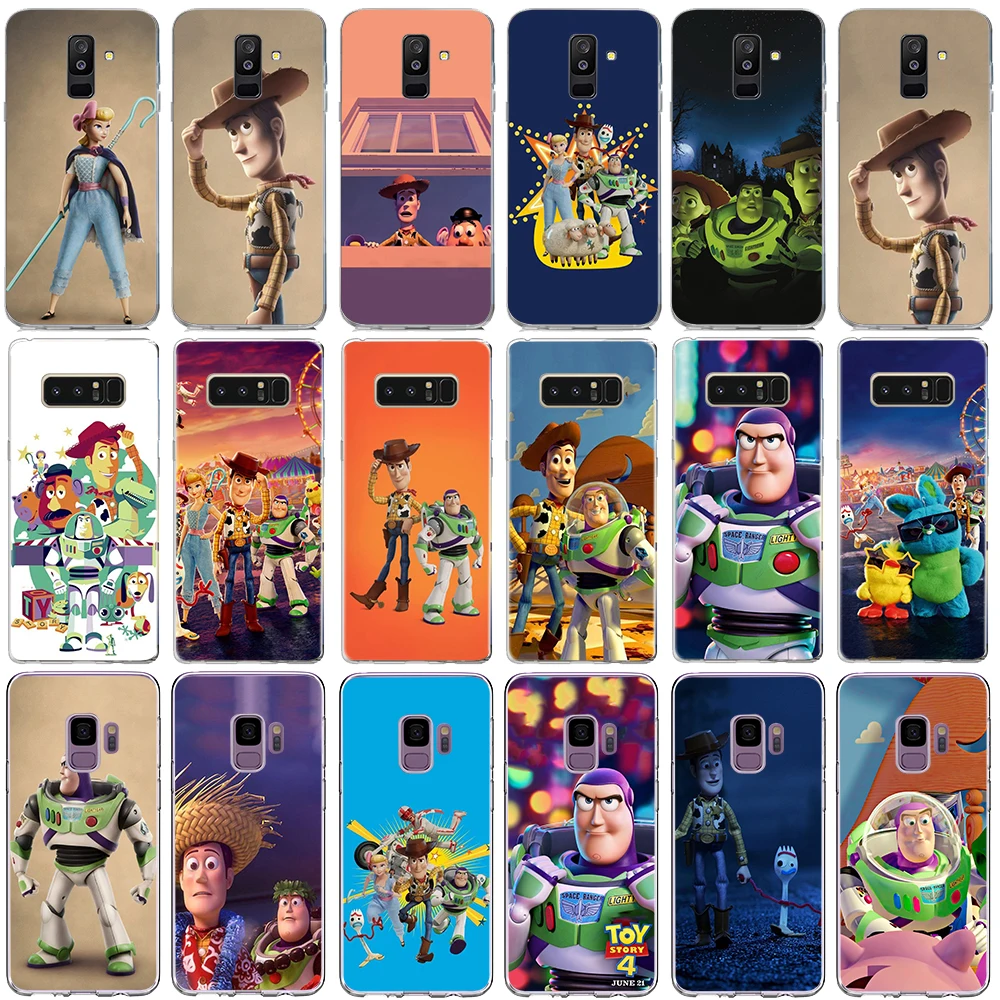 Toy Story Soft Case for Samsung Galaxy A9 A8 A7 A6 A5 J8 J4 J6 Prime Plus 2018 2017 A2 Core |
