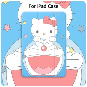 

Soft Doraemon iPad Case For iPad Magnet For iPad Mini 5 4 3 Case For iPad Air 2 Case Pro 2020 11'' Tablet Folding Case 5th 6th